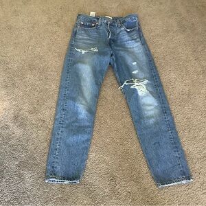 Levi's Classic Blue Straight Jeans, size 26